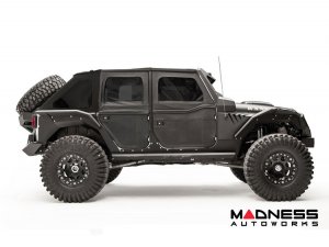 Jeep Wrangler JL Fender Flares - Fab Fours - Rear - Fender Liner For Base System - 4 Door Jeep Wrangler JL Fender Flares - Fab Fours - Rear - Fender Liner For Base System - 4 Door